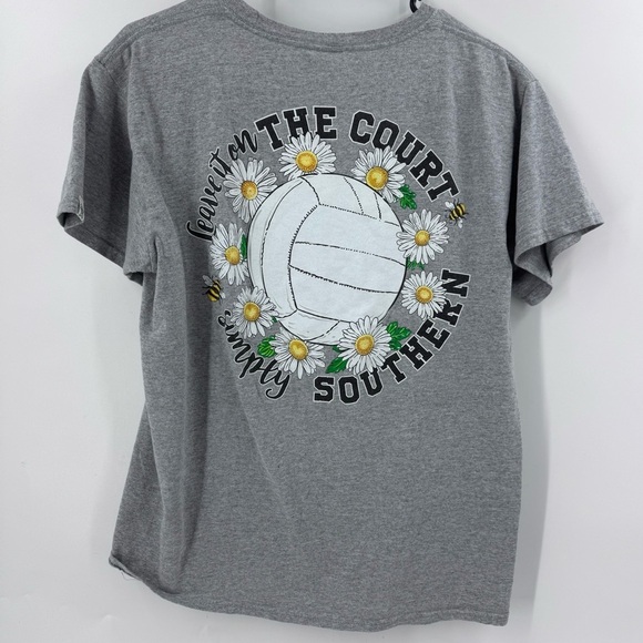 Simply Southern leave it on the court Shortsleeve Shirt - Picture 3 of 7